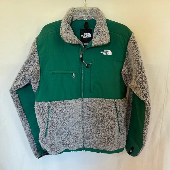 The North Face Denali Berber Fleece Jacket Gray Green Unisex